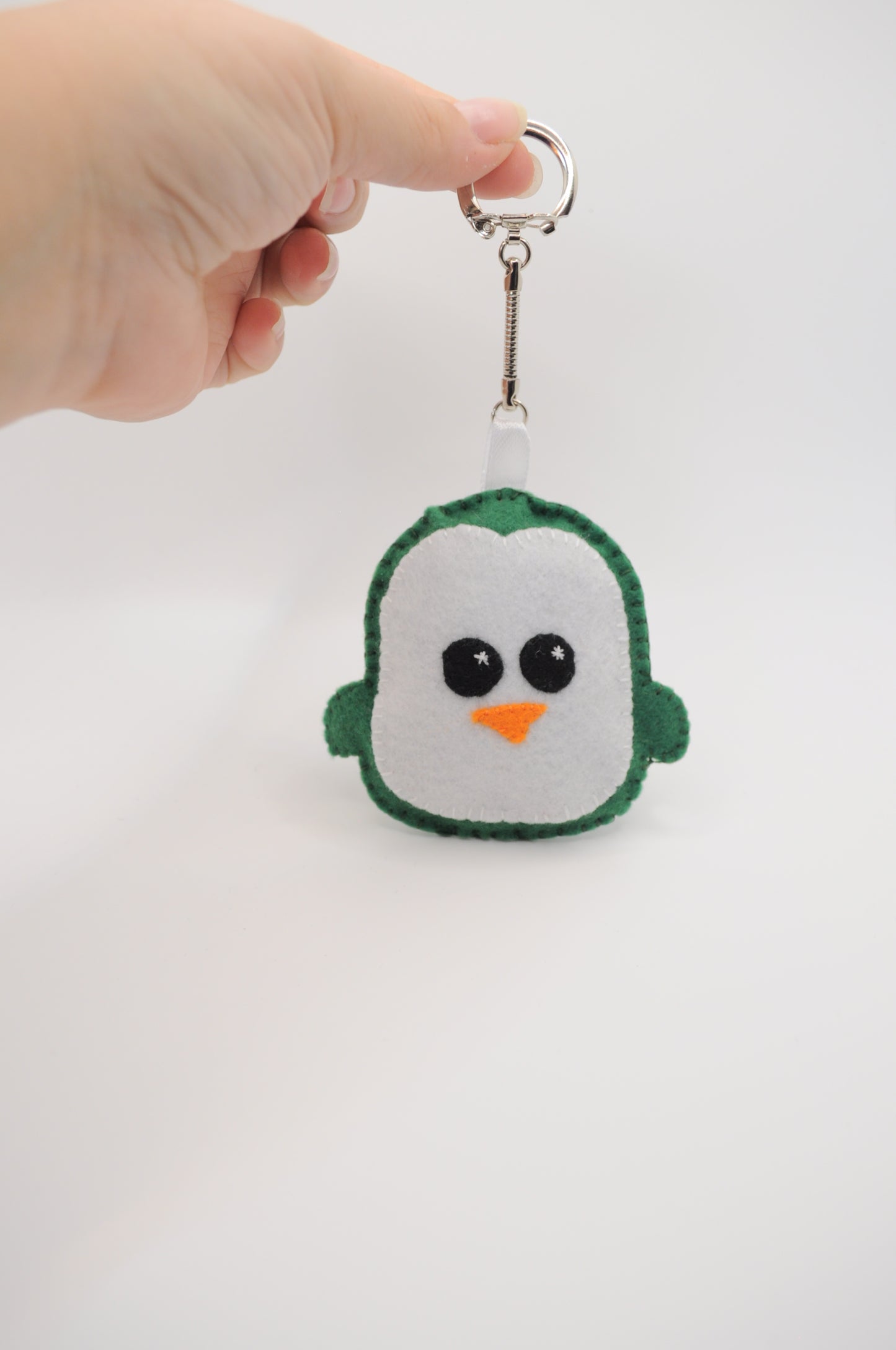 Schlüsselanhänger Pinguin in Filz