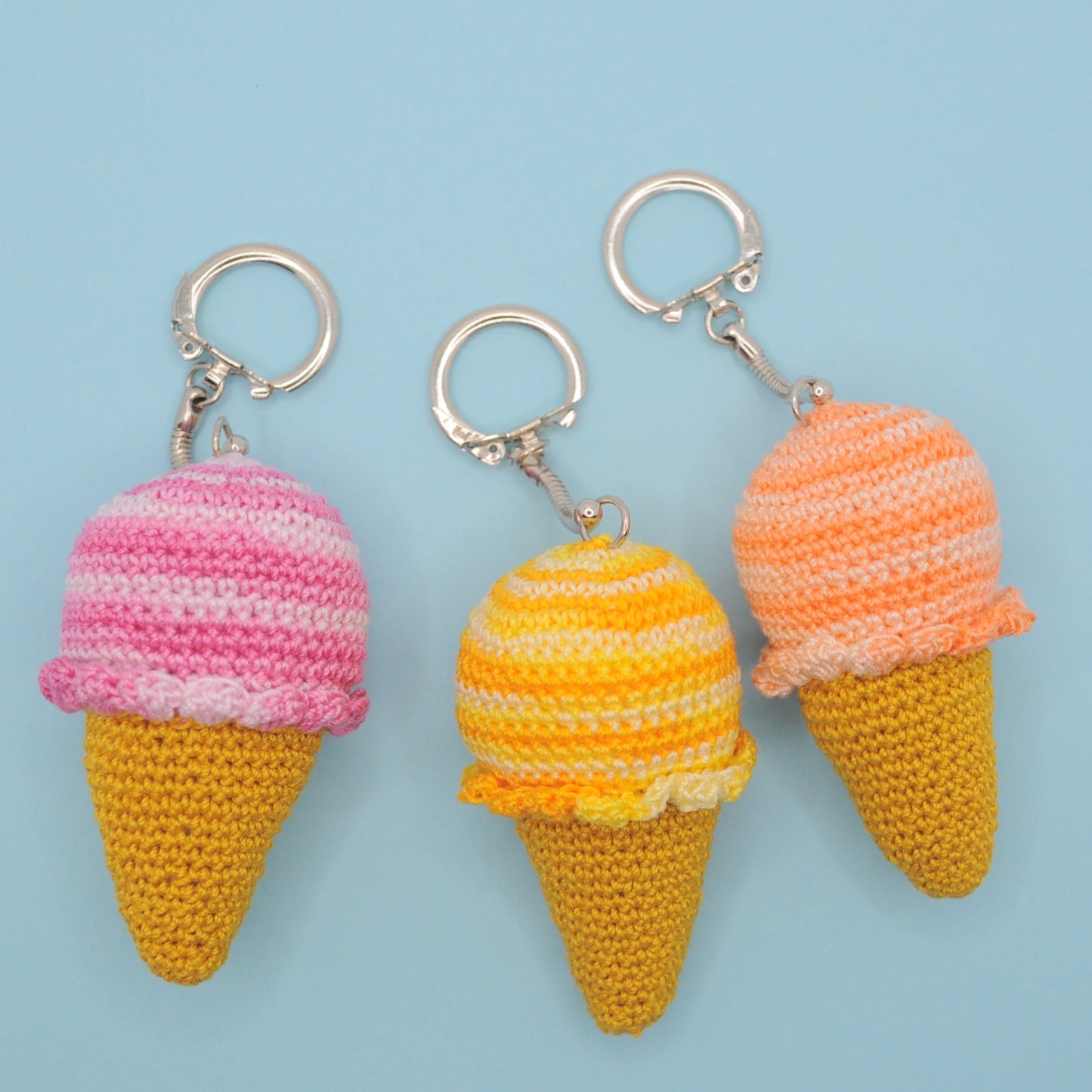 Schlüsselanhänger / Handtaschenhänger Eiskrem