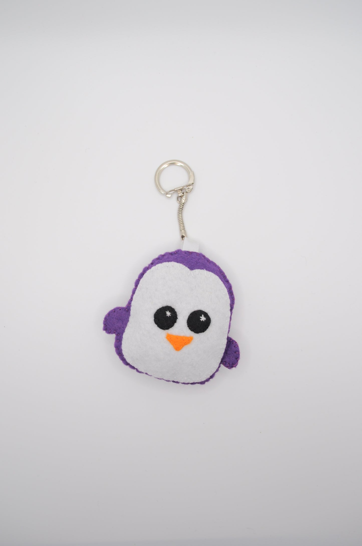 Schlüsselanhänger Pinguin in Filz