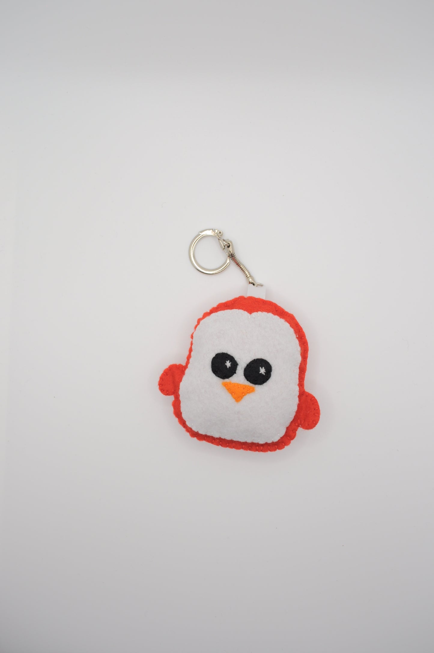 Schlüsselanhänger Pinguin in Filz