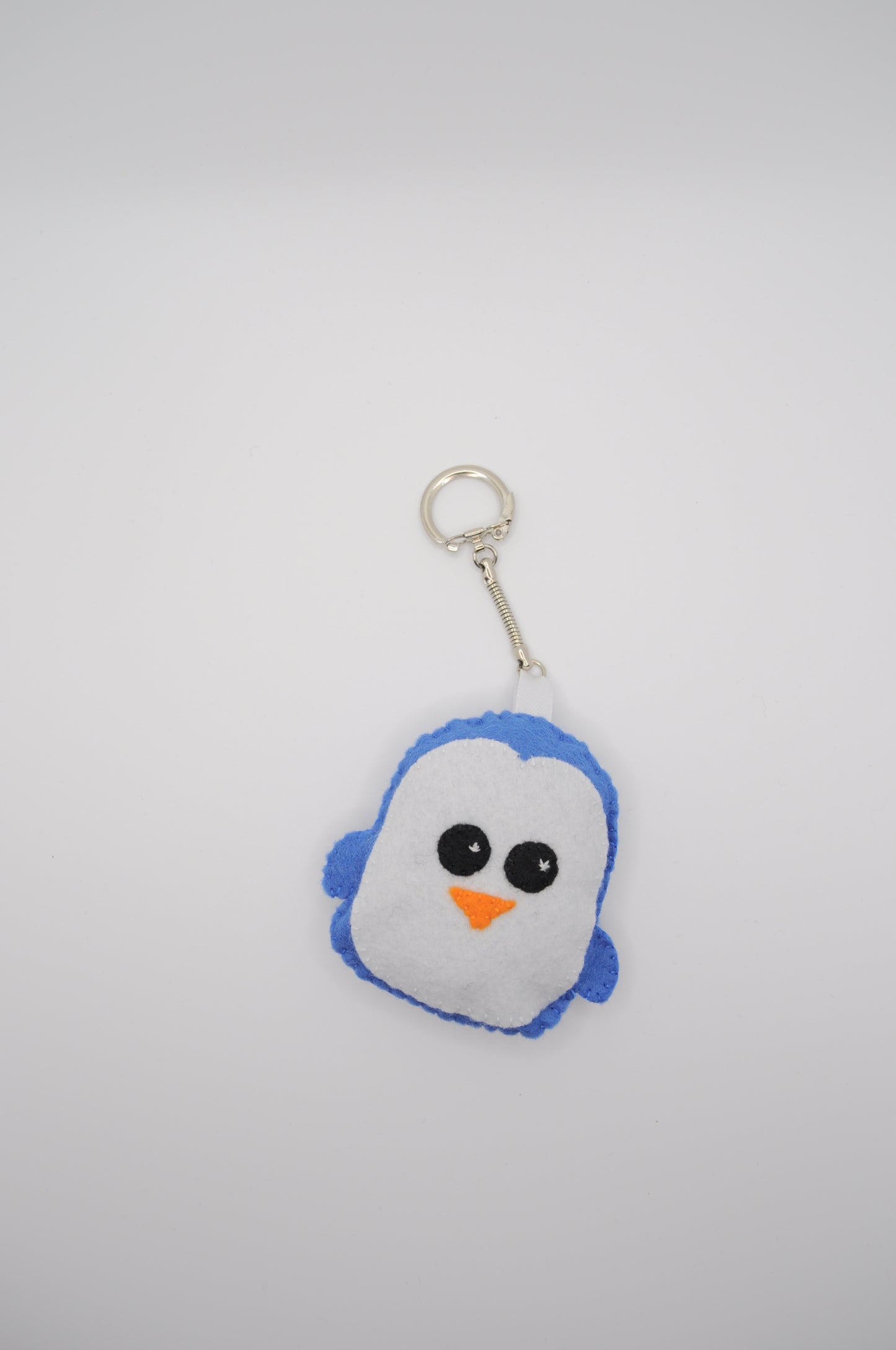 Schlüsselanhänger Pinguin in Filz