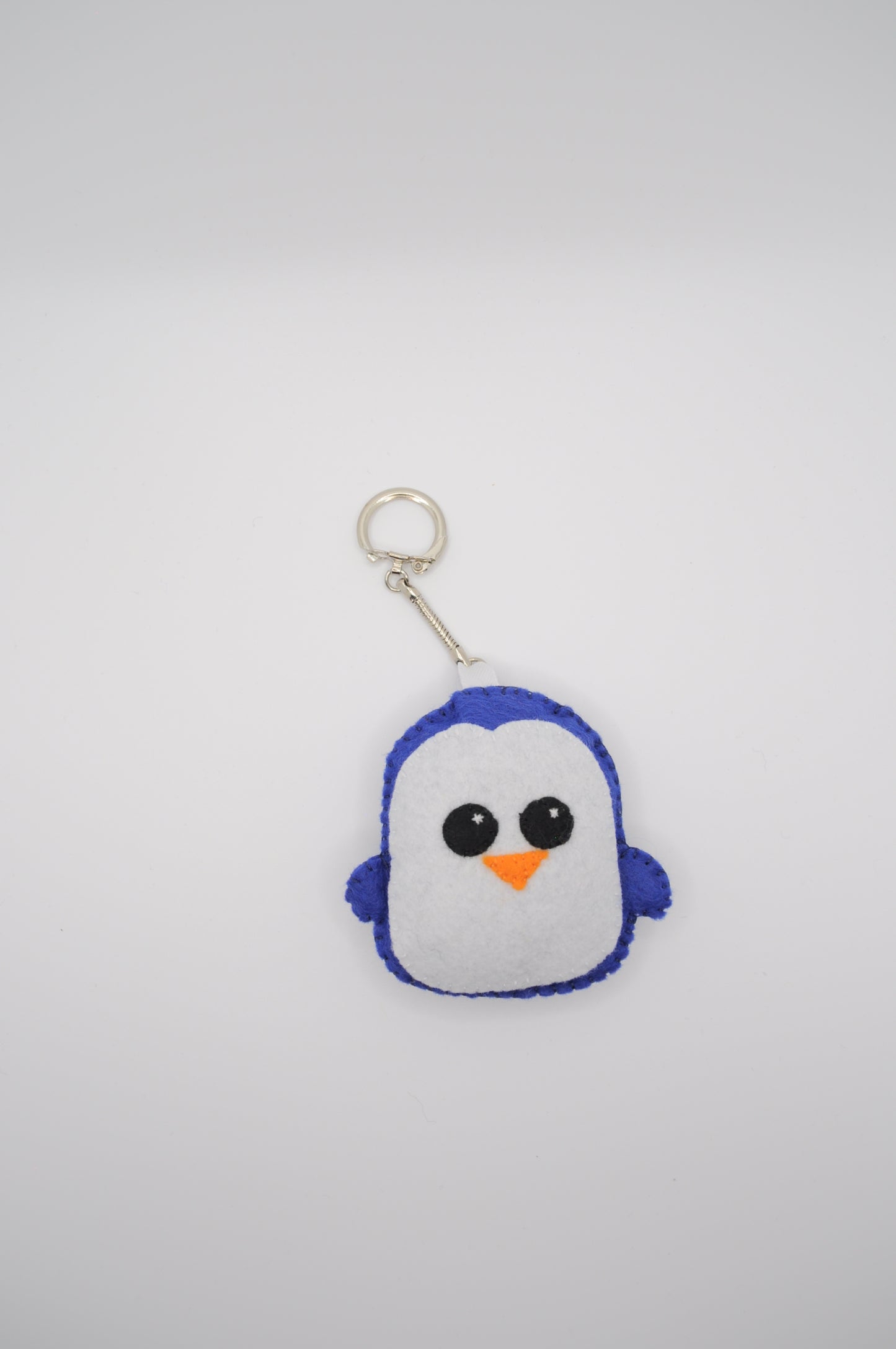 Schlüsselanhänger Pinguin in Filz