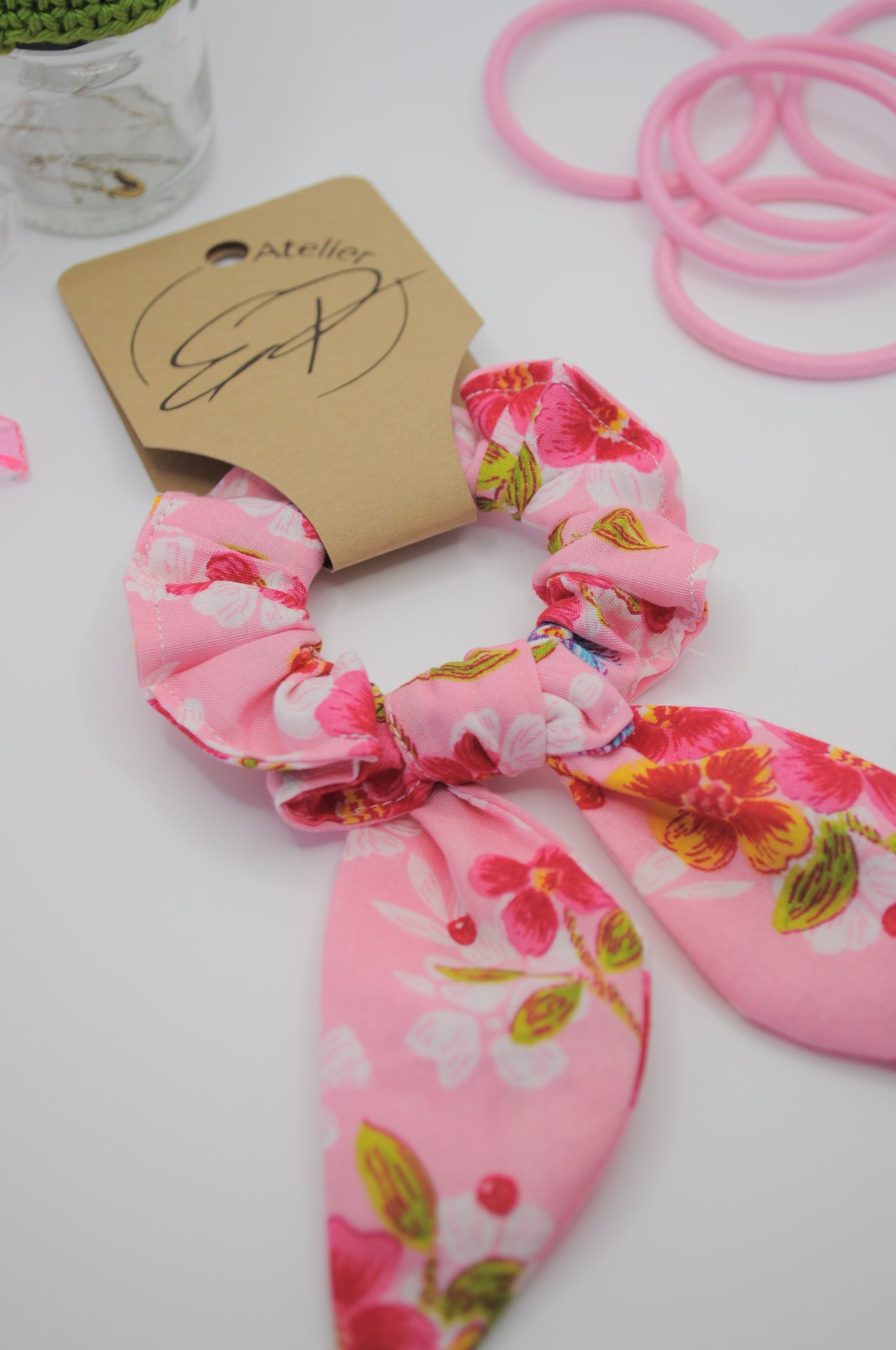 Scrunchies - Blumenmotiv