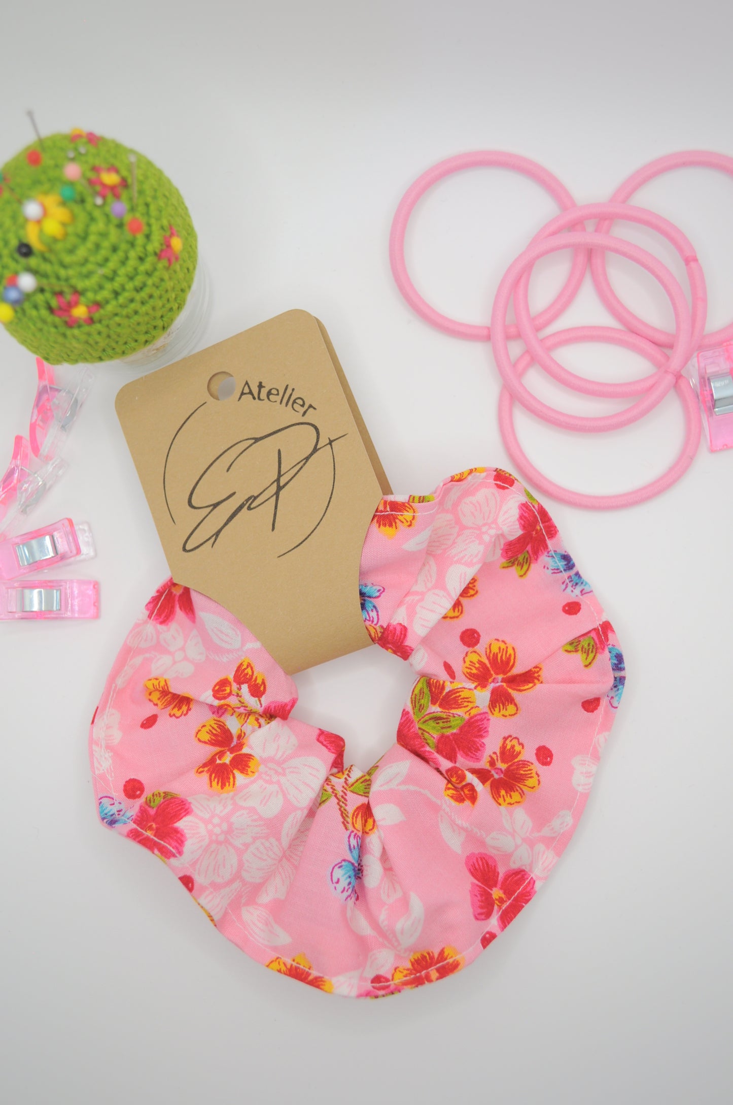 Scrunchies - Blumenmotiv