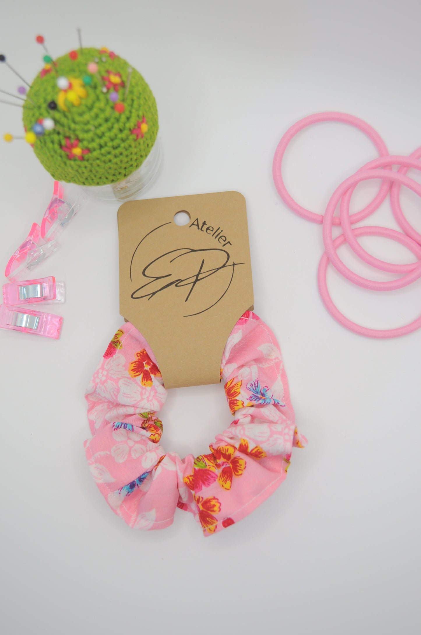 Scrunchies - Blumenmotiv