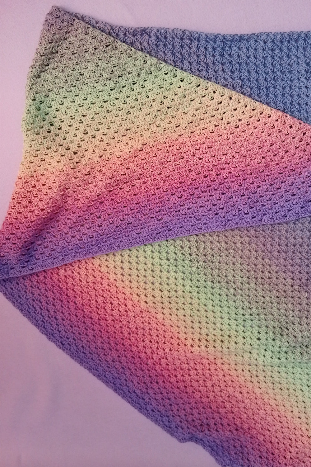 Dreieckstuch - "Blocks" - Farbe "Popin Candy"