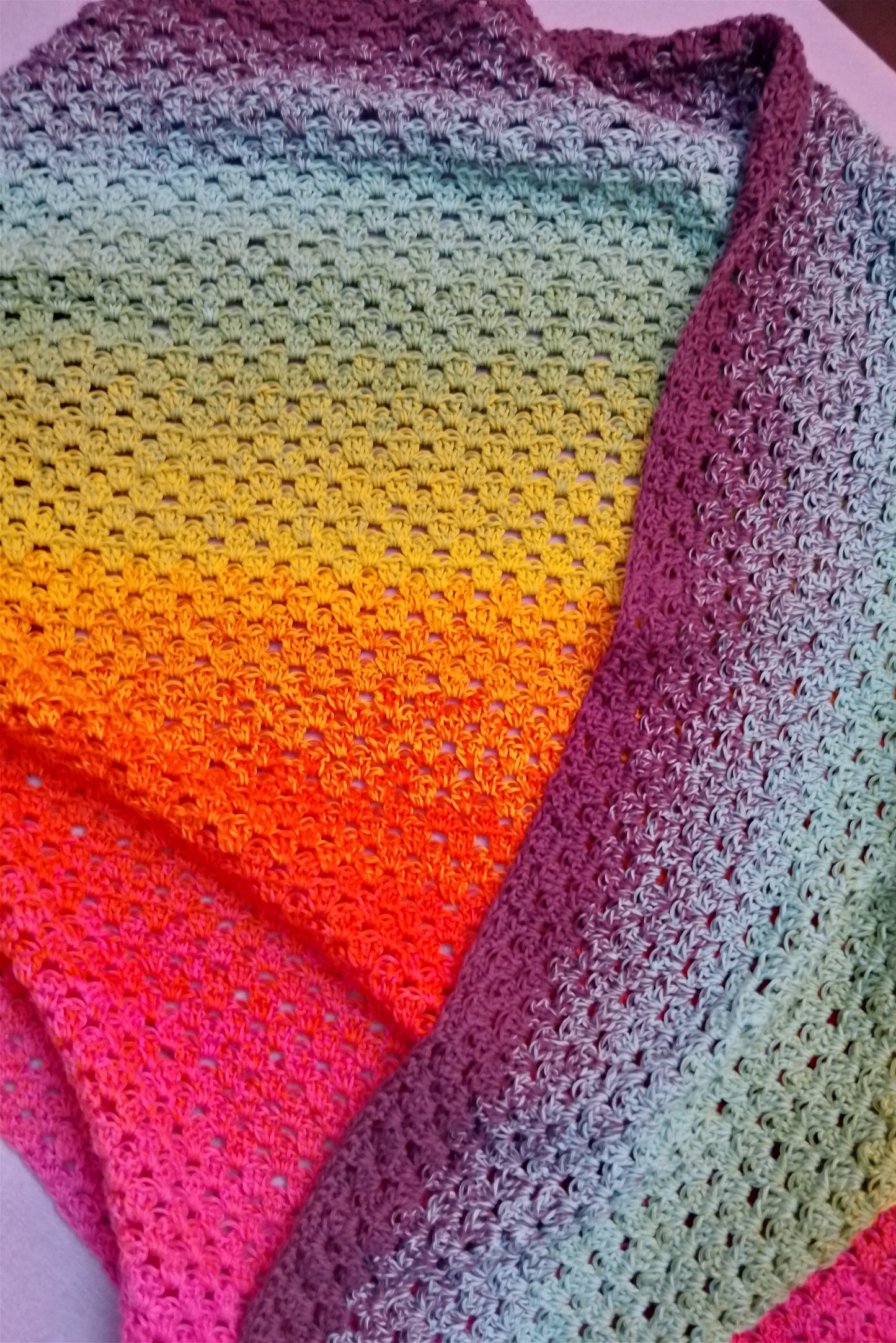 Dreieckstuch - "Blocks" - Farbe "Sprinkles"