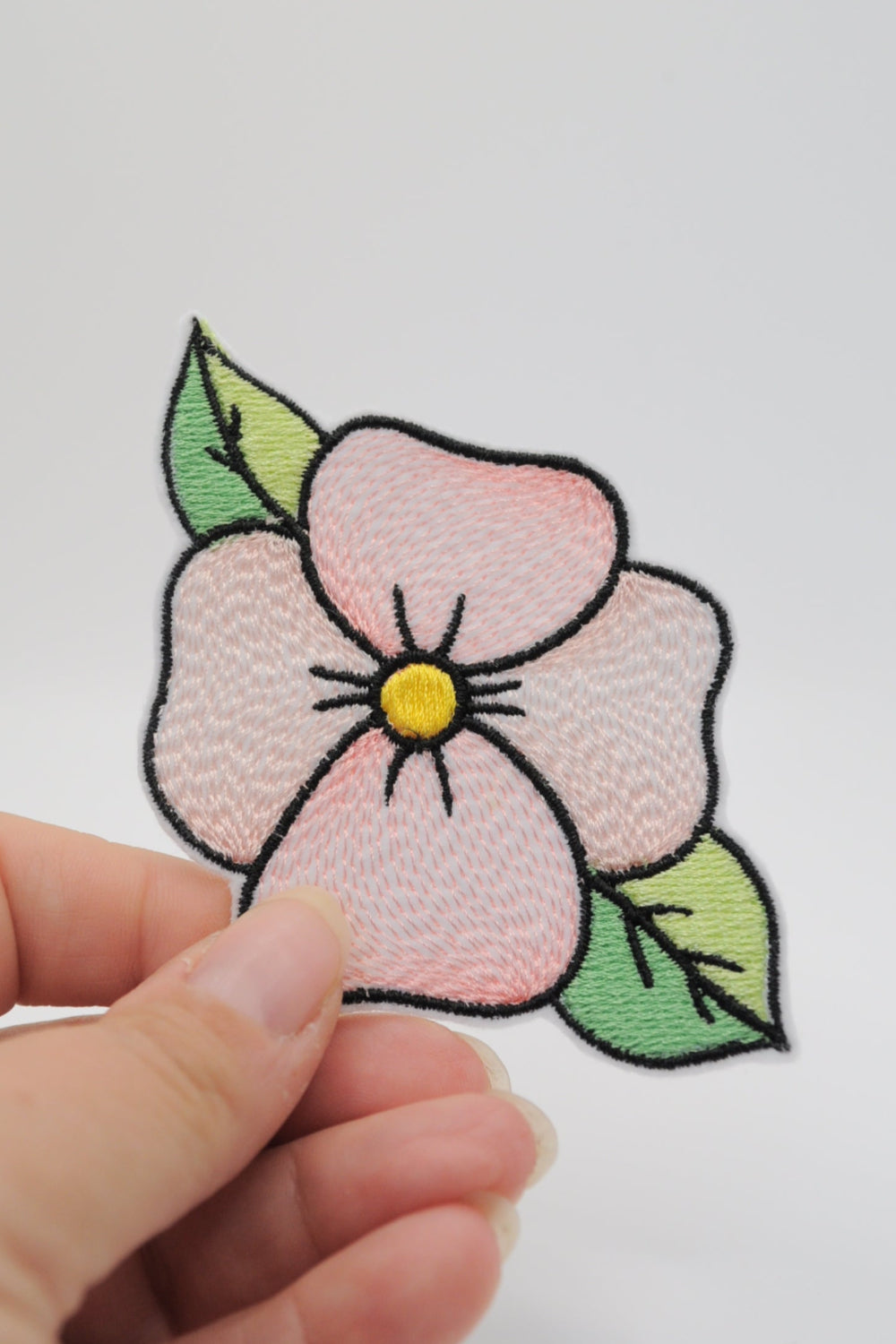Flicken in Form eine Blume, klein, Rosa