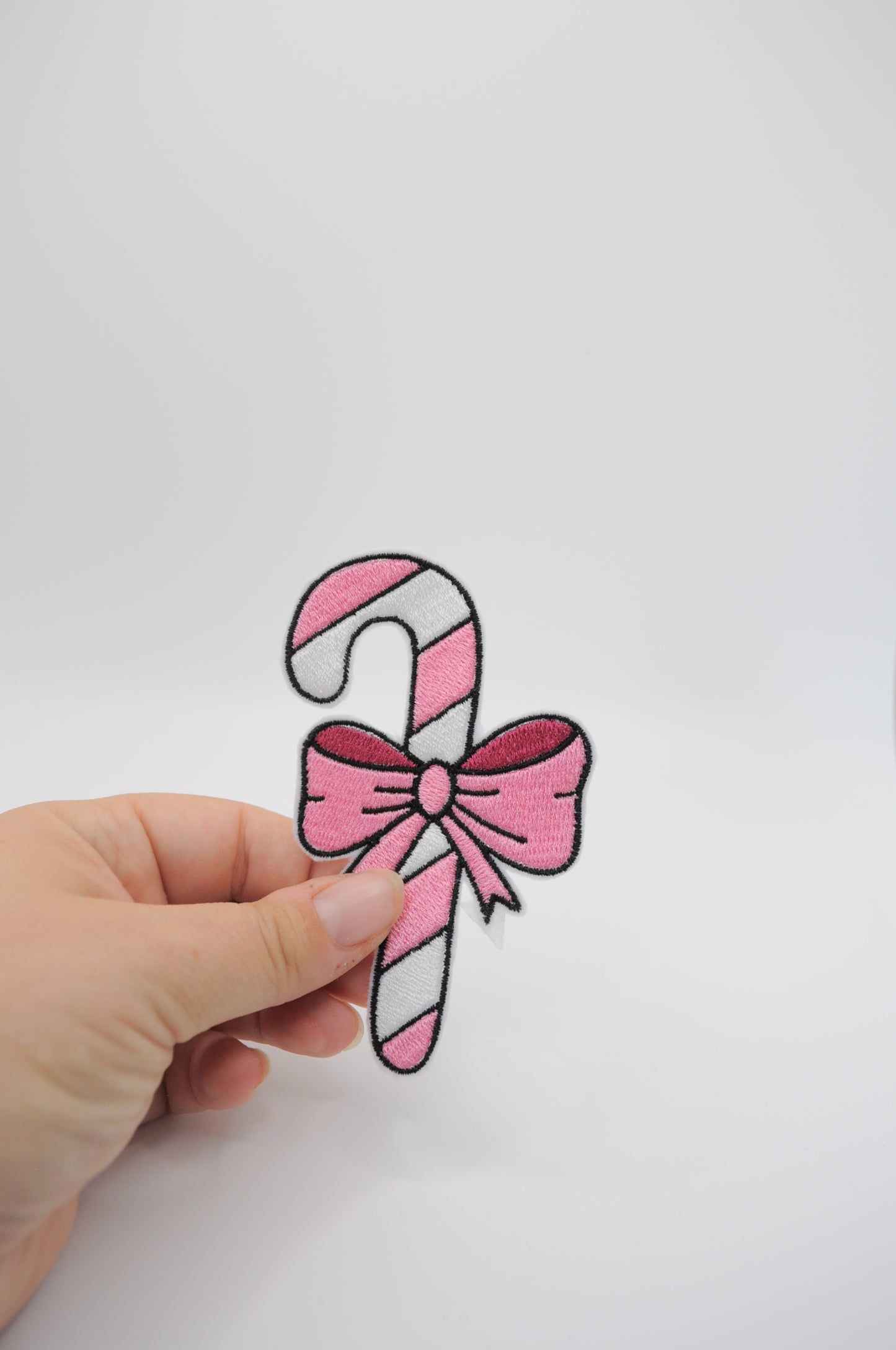 Patch - Candy Cane - Zuckerstange mit Schleife