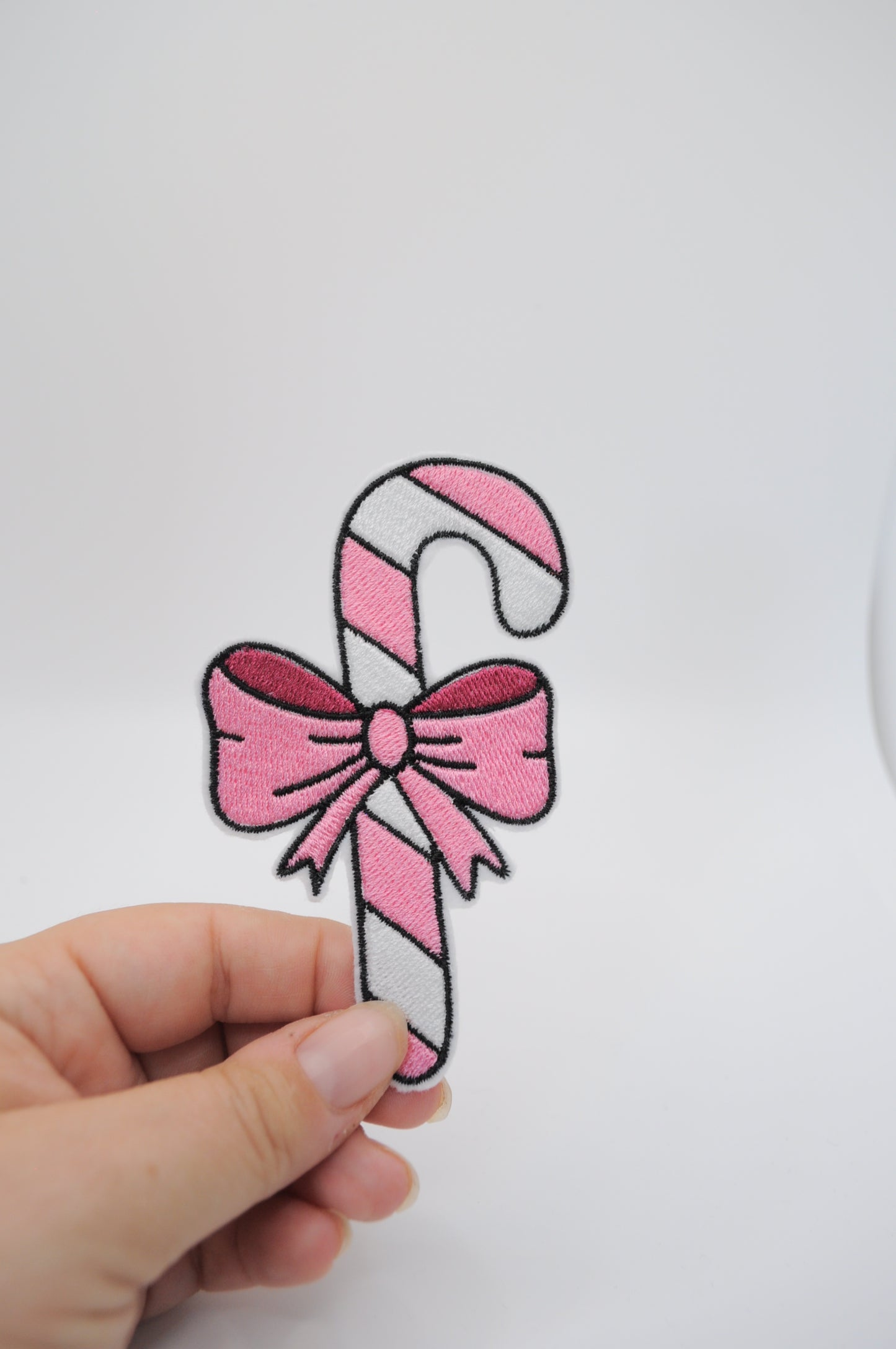 Patch - Candy Cane - Zuckerstange mit Schleife
