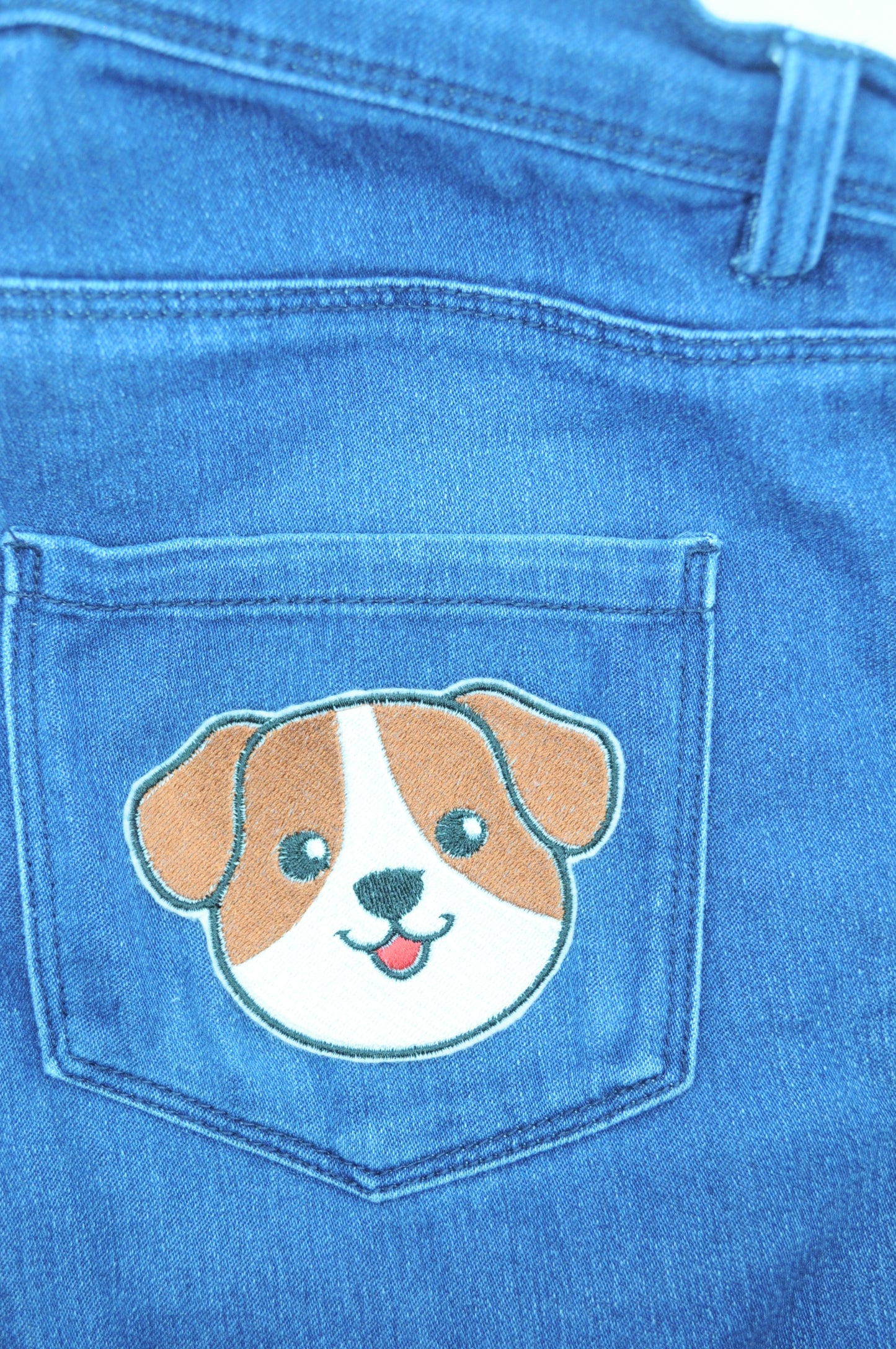 Patch oder Flicken zum aufnähen oder aufbügeln - Motiv Hund