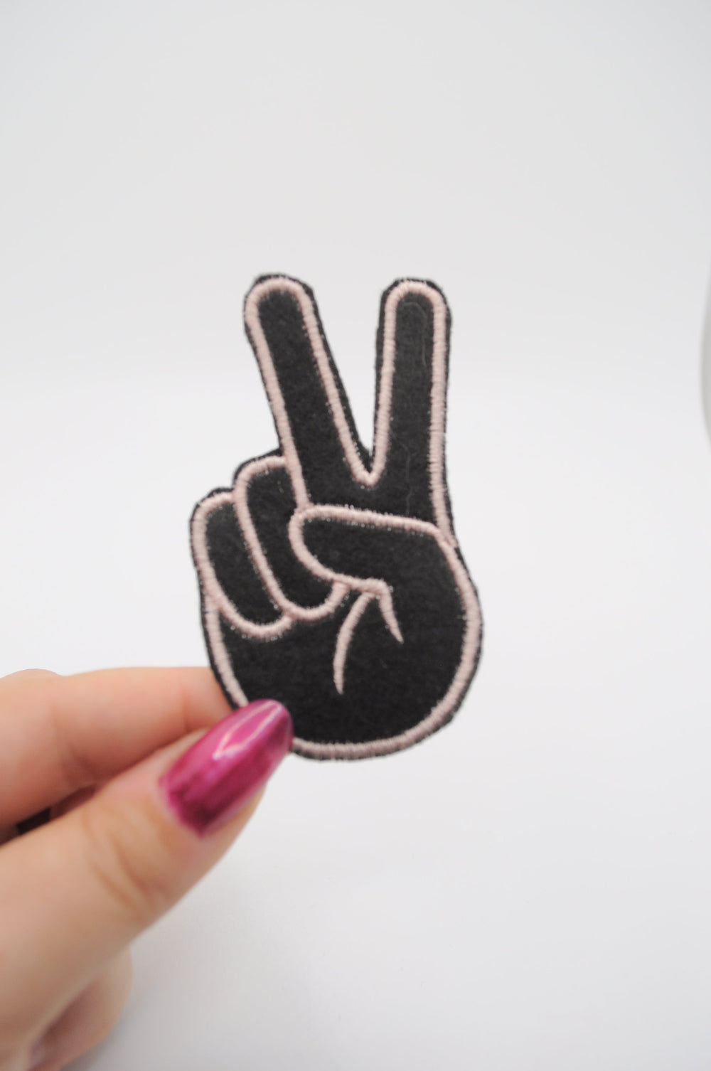 Patch - Peace Hand Frieden - Black Edition