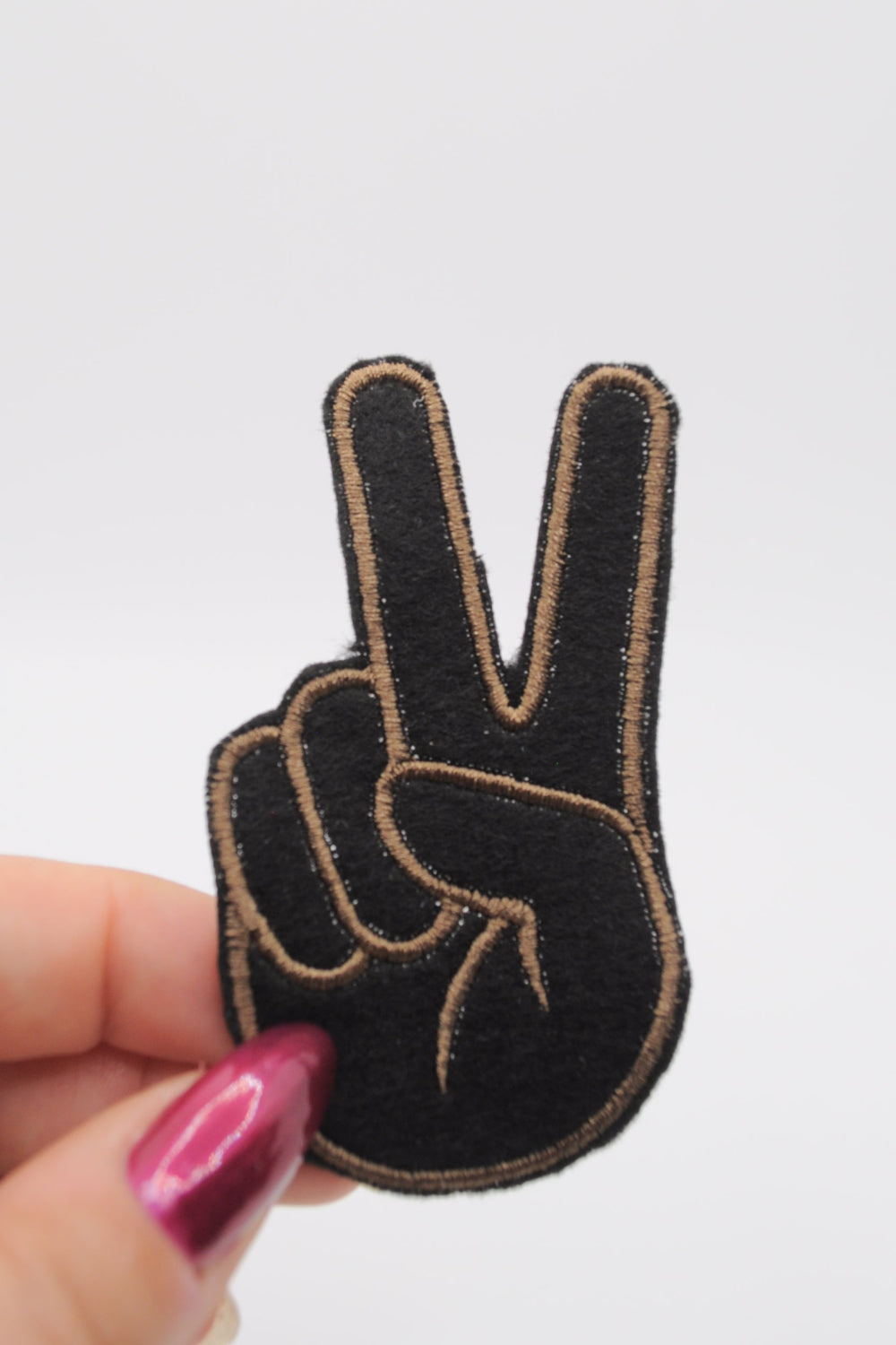 Patch - Peace Hand Frieden - Black Edition