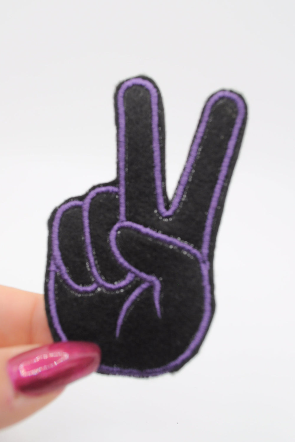 Patch - Peace Hand Frieden - Black Edition