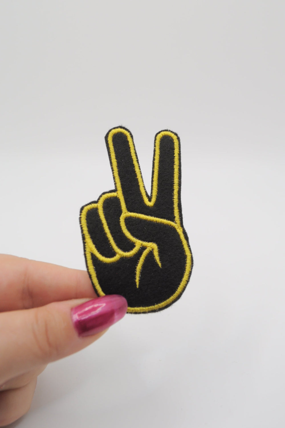 Patch - Peace Hand Frieden - Black Edition