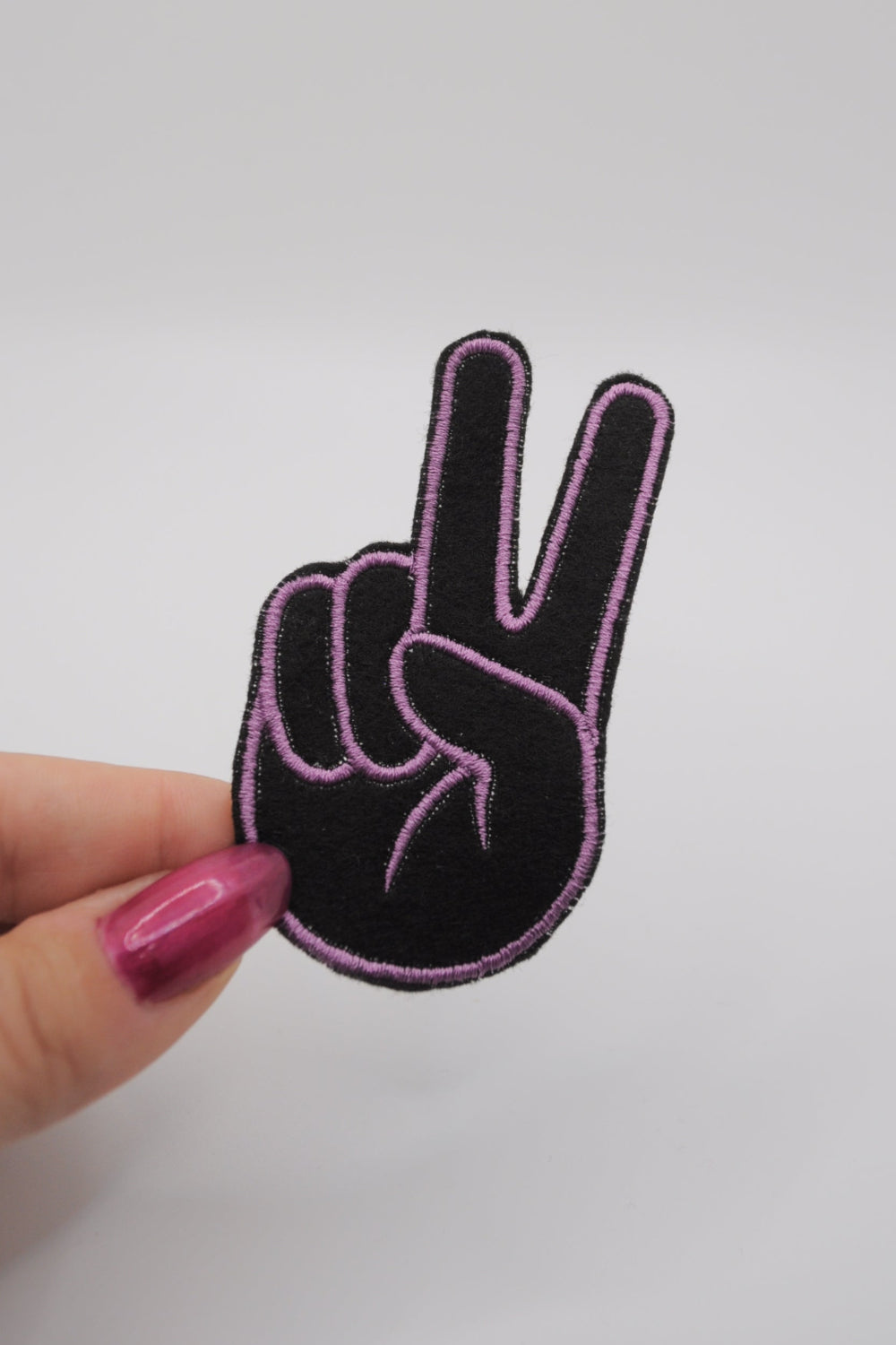 Patch - Peace Hand Frieden - Black Edition