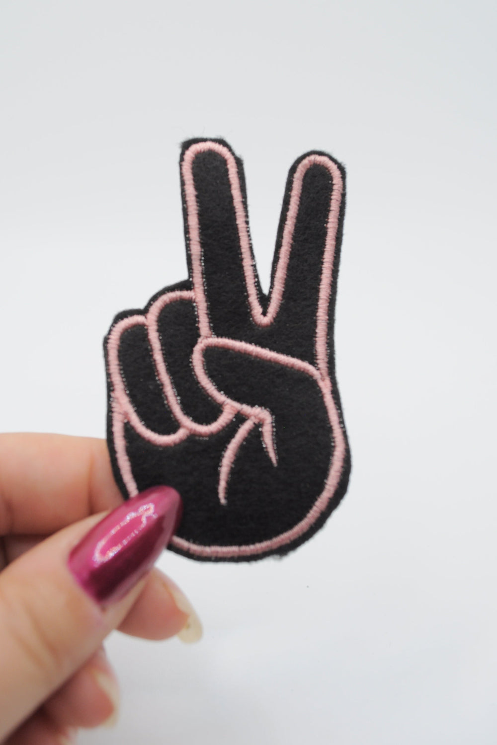 Patch - Peace Hand Frieden - Black Edition