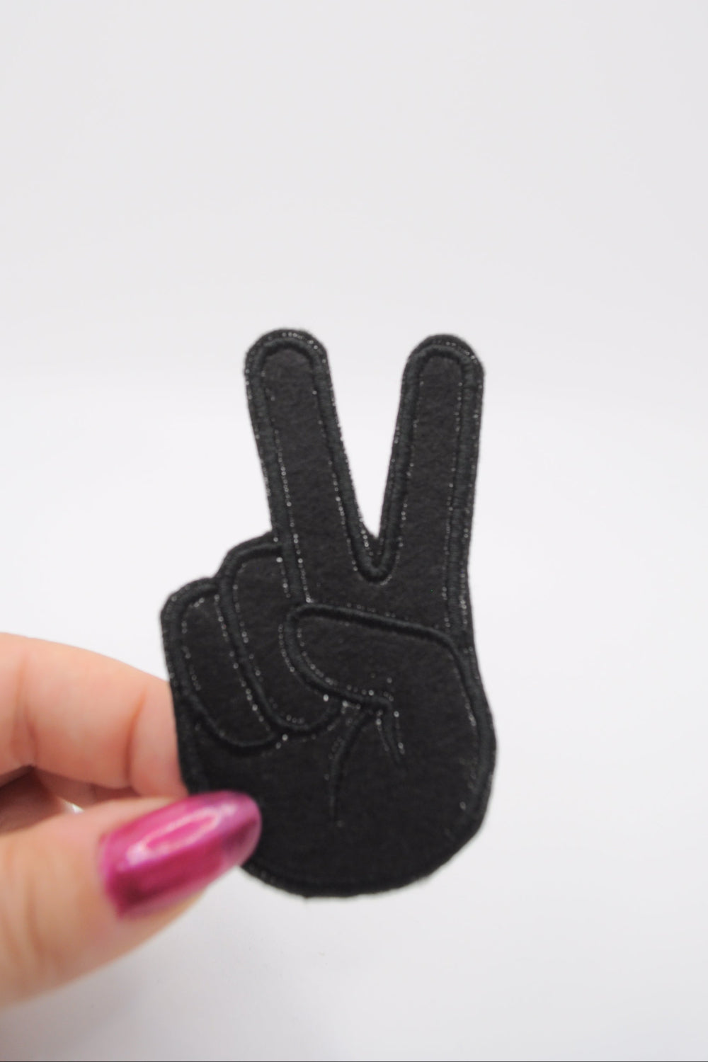 Patch - Peace Hand Frieden - Black Edition