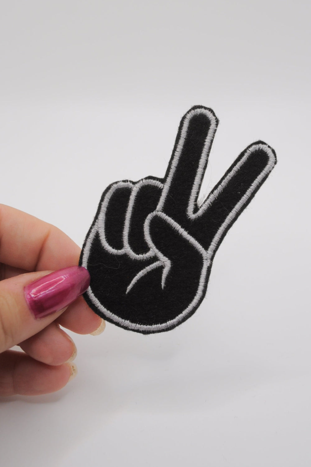 Patch - Peace Hand Frieden - Black Edition
