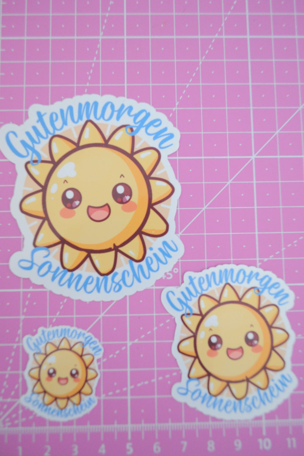 Sticker - Spruch "Gutenmorgen Sonnenschein"