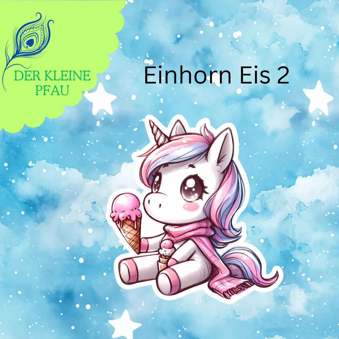 Stickers - Eis Einhorn