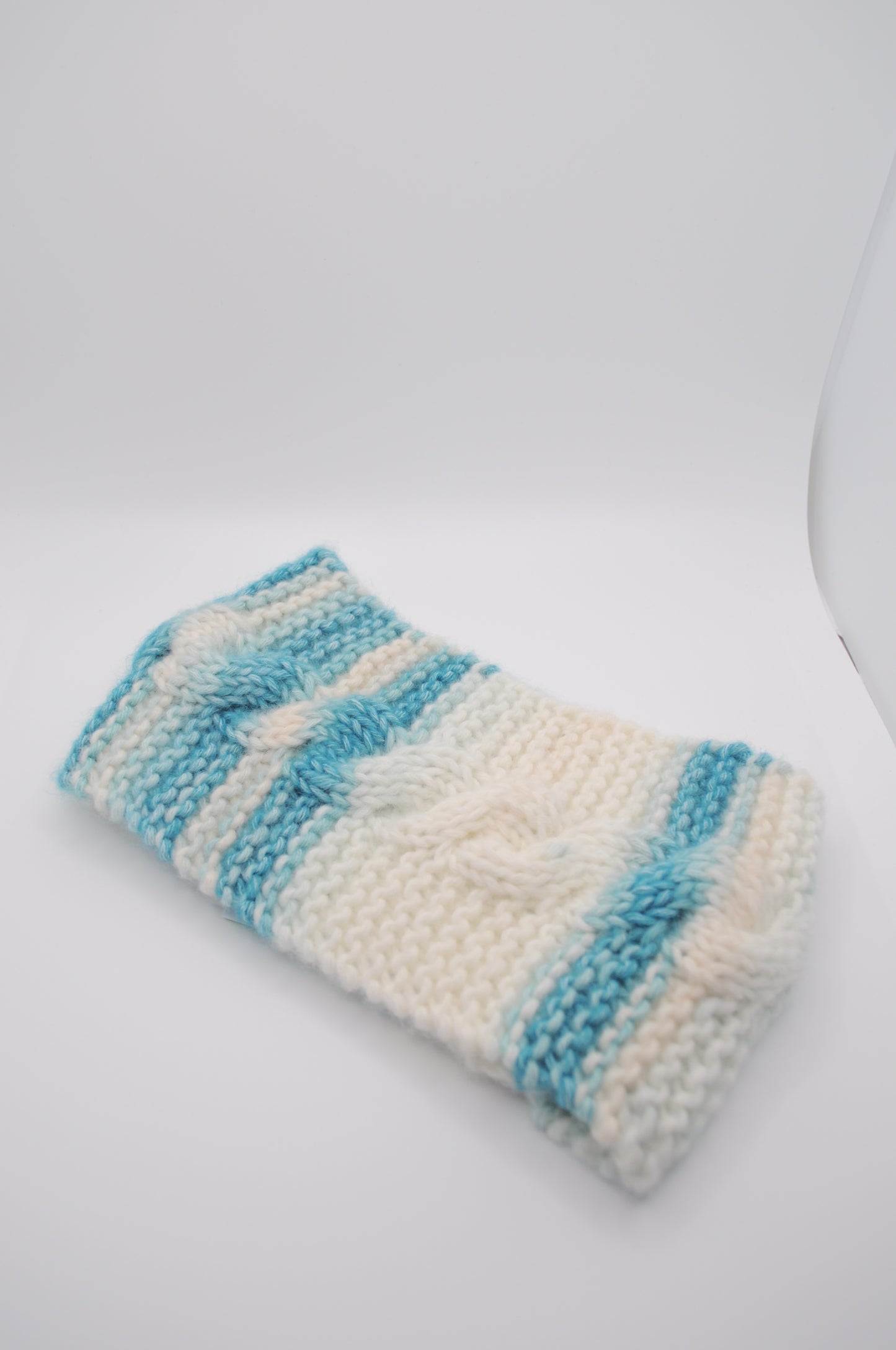 Gestricktes Haarband 'Torsade' - Multicolor