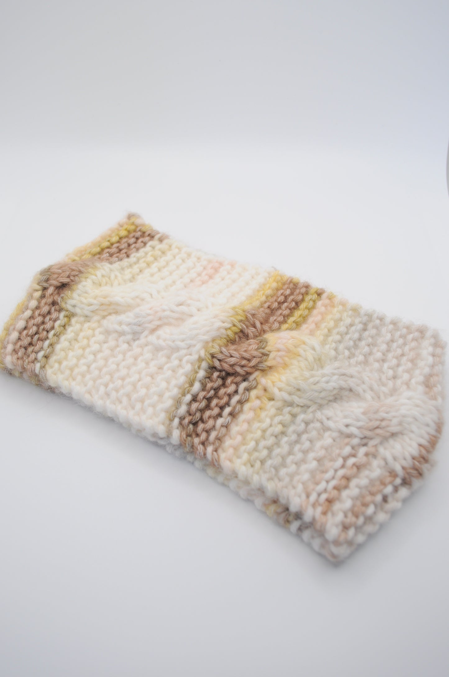 Gestricktes Haarband 'Torsade' - Multicolor