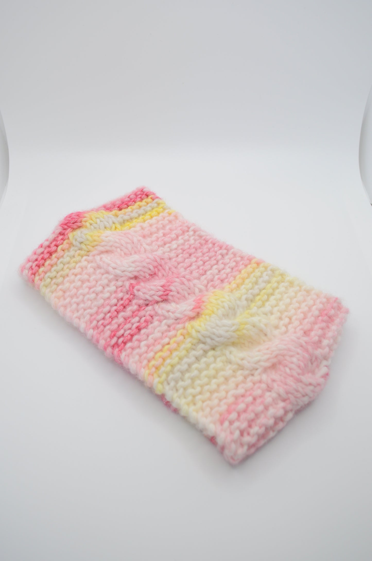 Gestricktes Haarband 'Torsade' - Multicolor