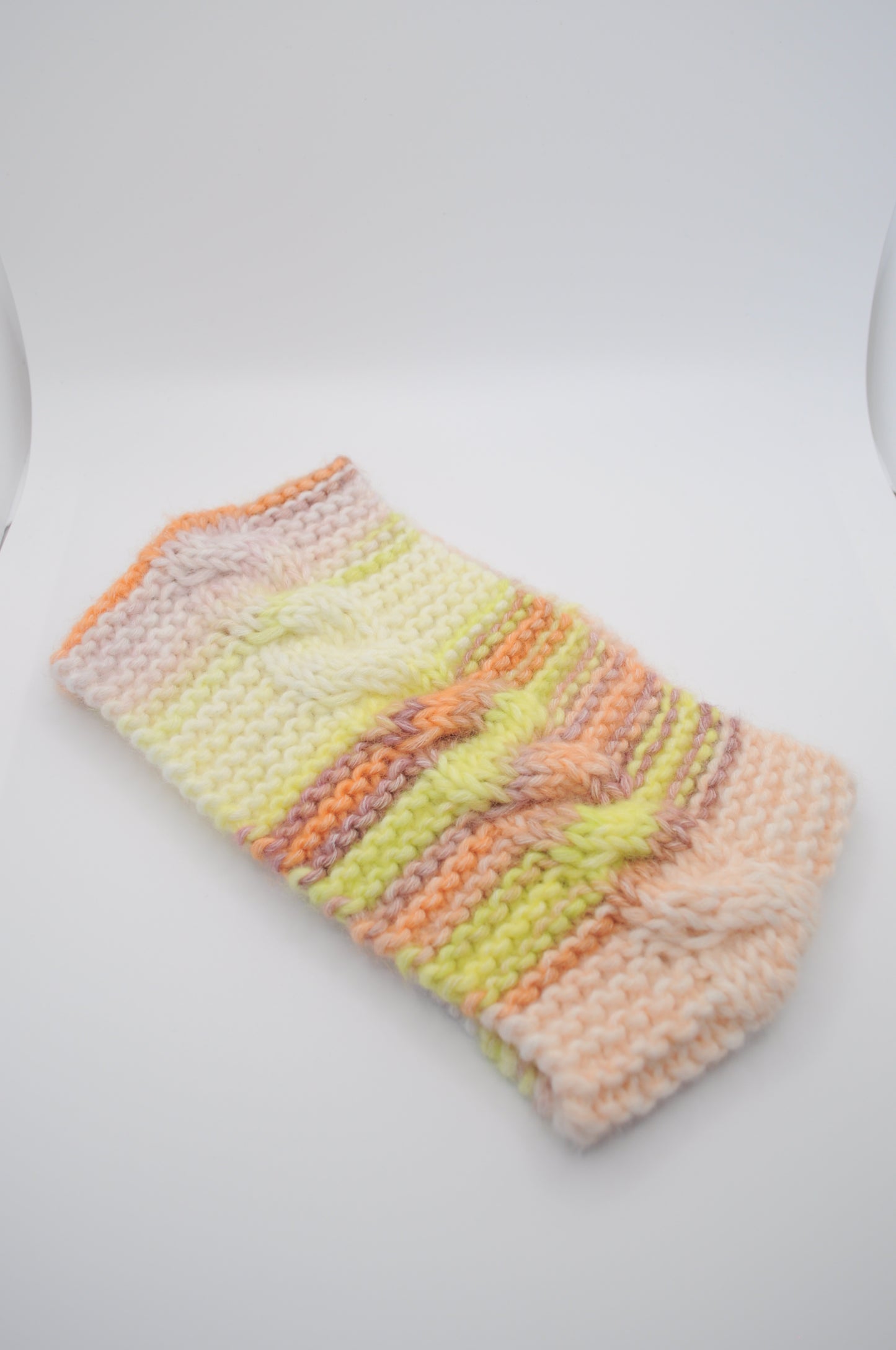 Gestricktes Haarband 'Torsade' - Multicolor
