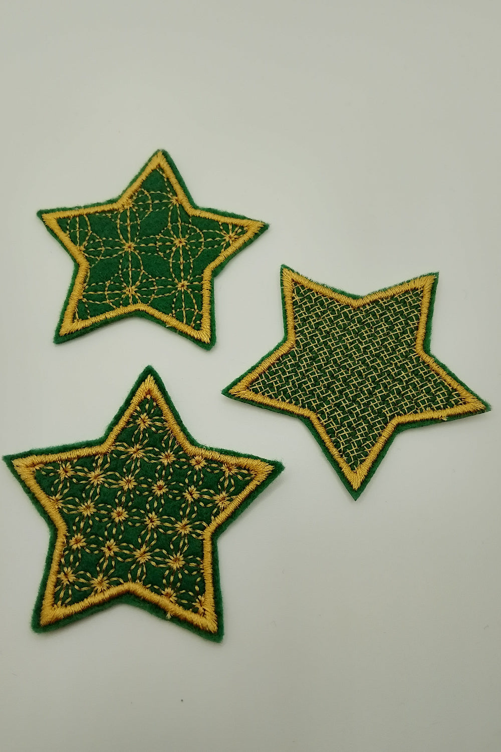 Patch - Weihnachtsstern Set - Limited Edition 2025 - Gold and Green
