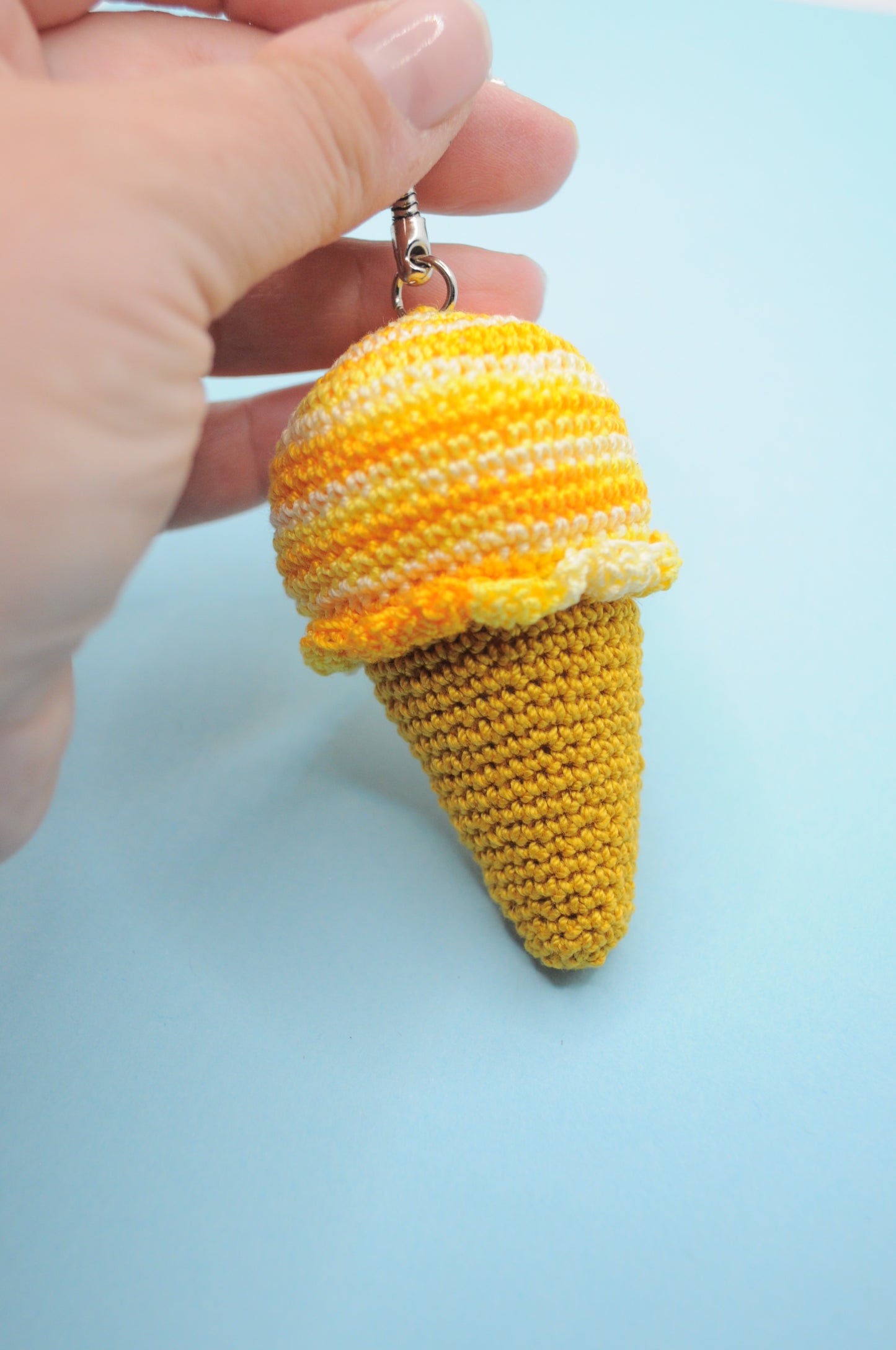 Schlüsselanhänger / Handtaschenhänger Eiskrem