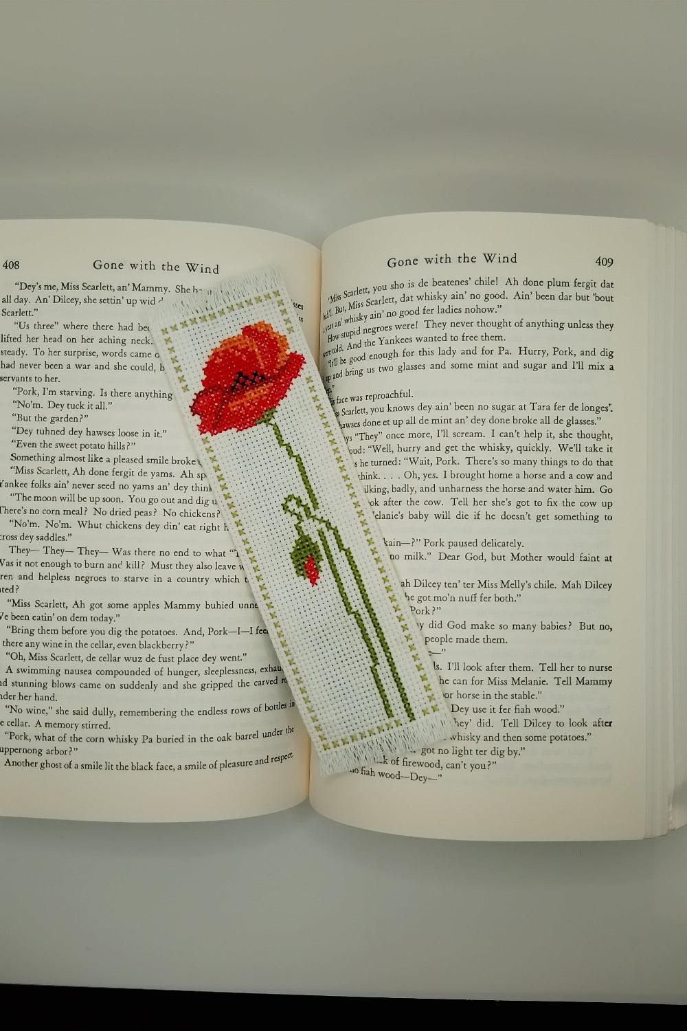 Lesezeichen "Mohnblume"