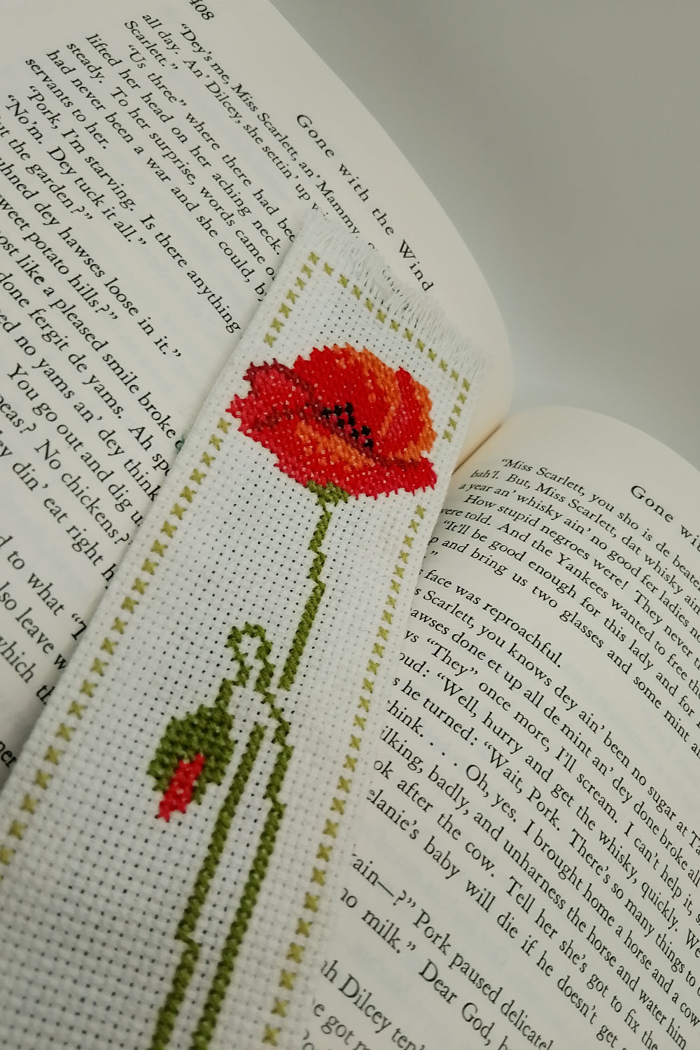 Lesezeichen "Mohnblume"