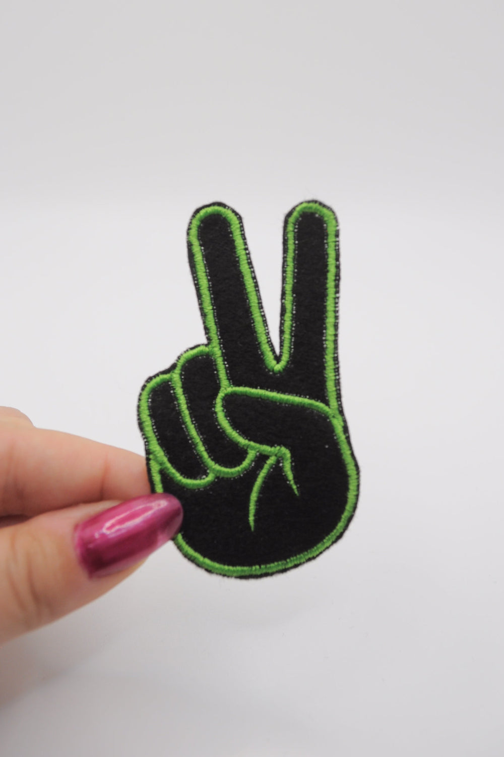 Patch - Peace Hand Frieden - Black Edition