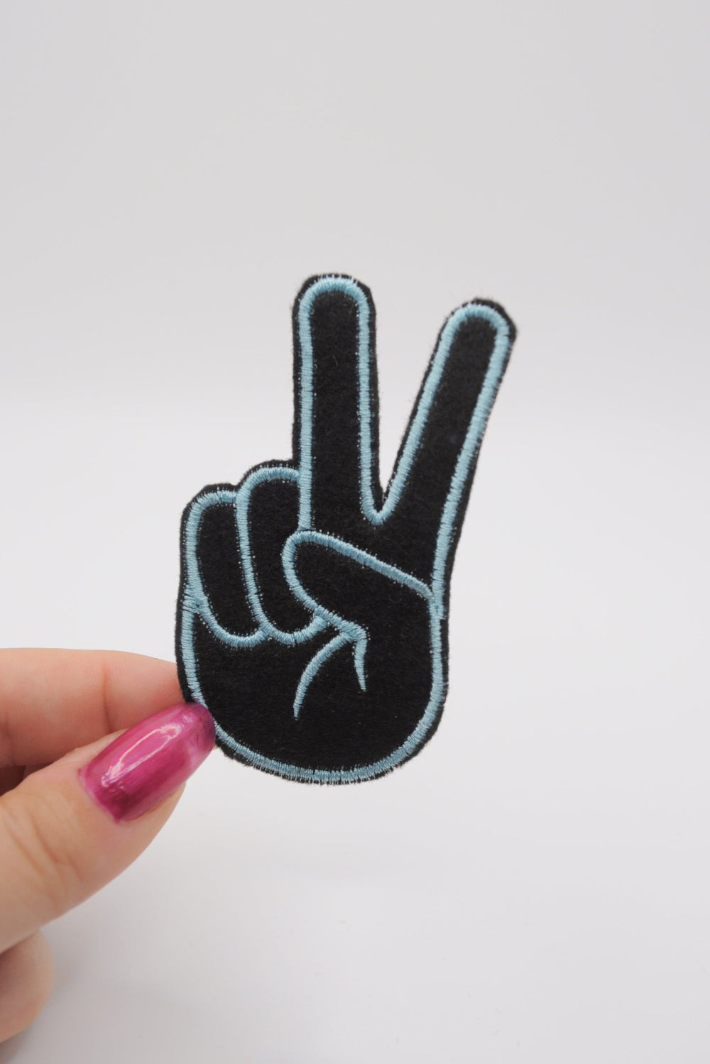 Patch - Peace Hand Frieden - Black Edition