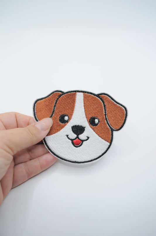 Patch oder Flicken zum aufnähen oder aufbügeln - Motiv Hund