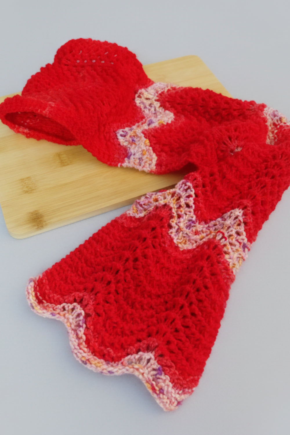 Kleiner Fantasieschal - "Liebeswelle"