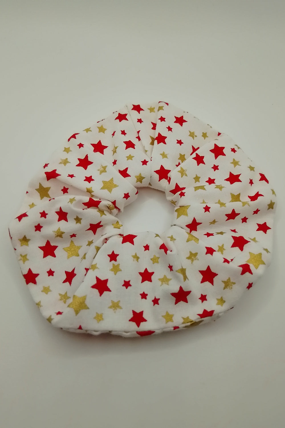 Scrunchies - Sterne in rot und gold