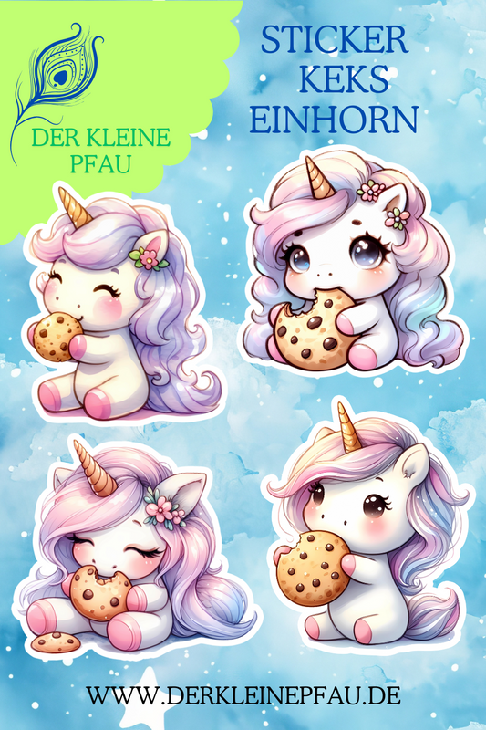 Stickers - Keks Einhorn