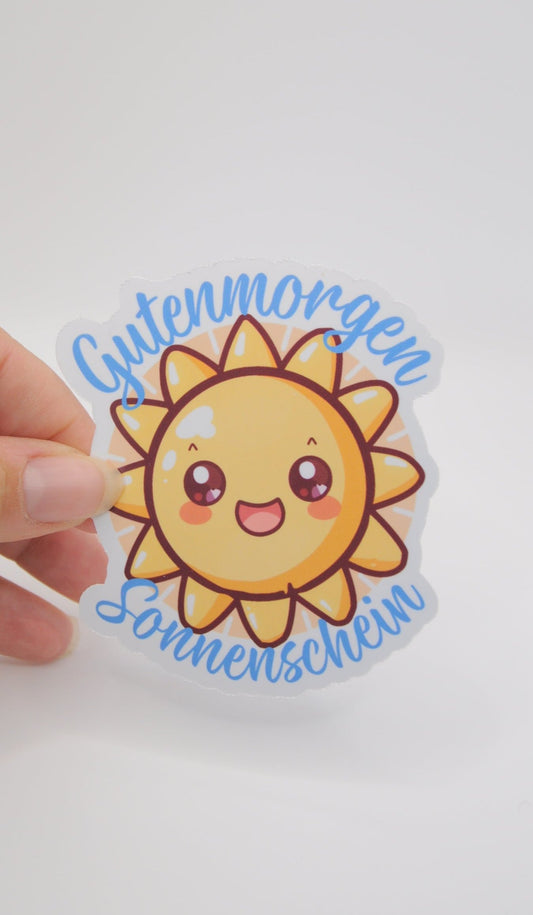 Sticker - Spruch "Gutenmorgen Sonnenschein"