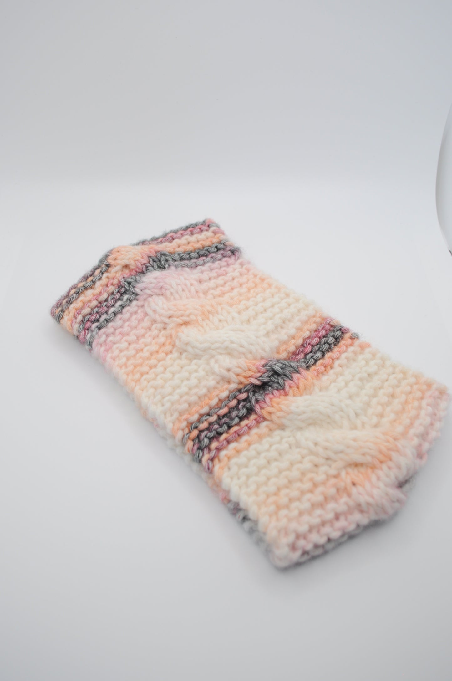 Gestricktes Haarband 'Torsade' - Multicolor