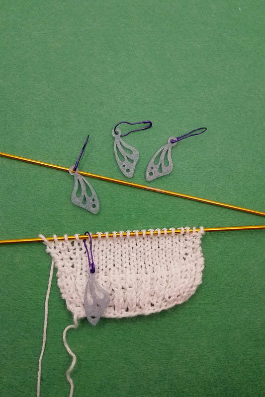 Schmetterling "Fliedertraum" - Maschenmarkierer