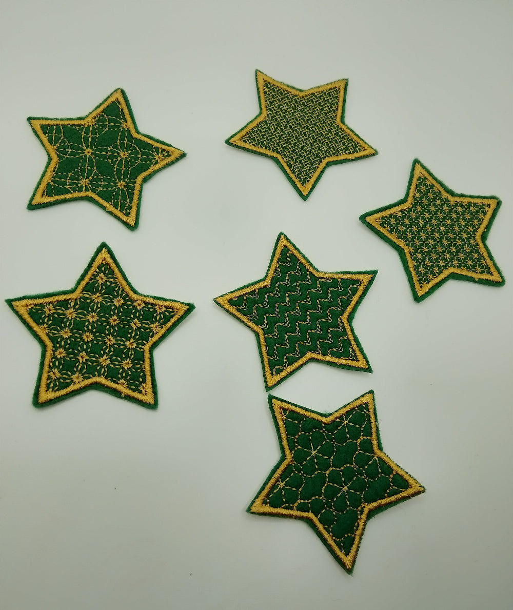 Patch - Weihnachtsstern Set - Limited Edition 2025 - Gold and Green
