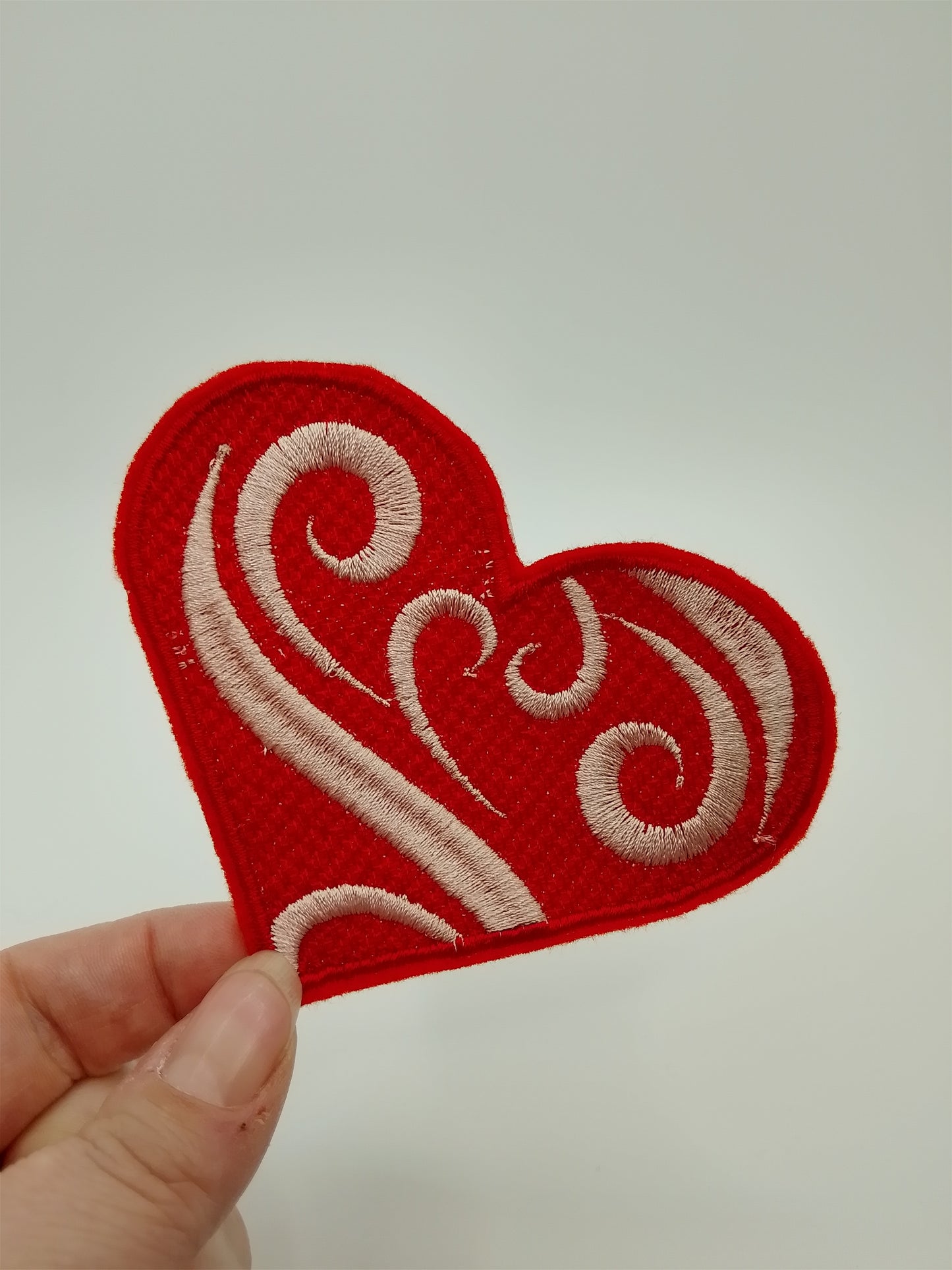 Patch - Herz groß - Rot