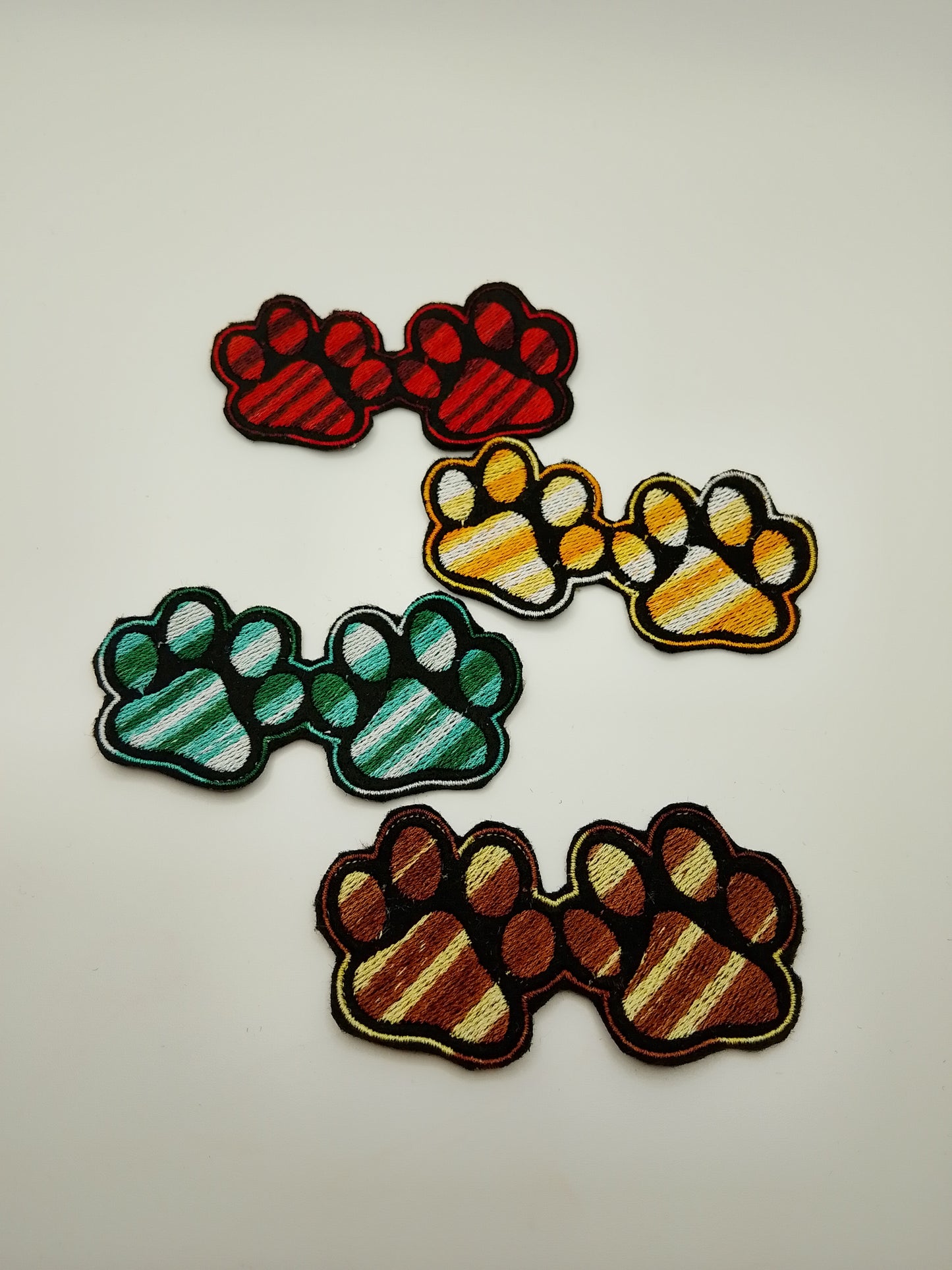 Patch - HundeTatze Mehrfarbig - Black Edition